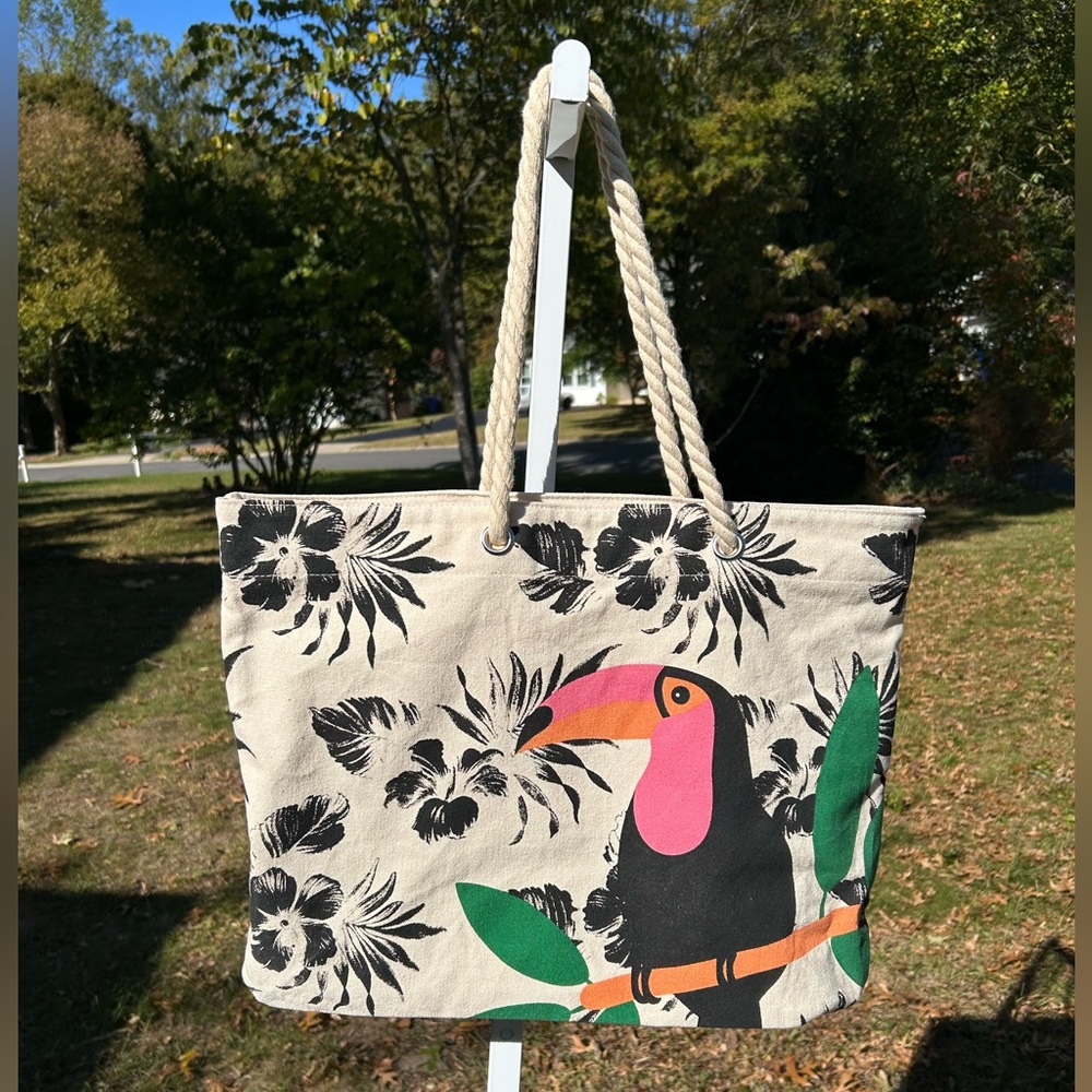 Large Canvas Toucan Bag
